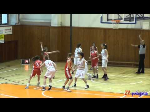 OSK Olomouc - BK SOUŽ Cassovia Košice 81:46 (st. žiačky)