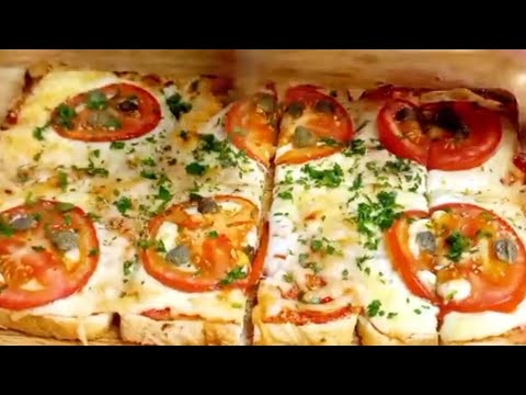 Fare pizza con il pane toast e veramente straordinario