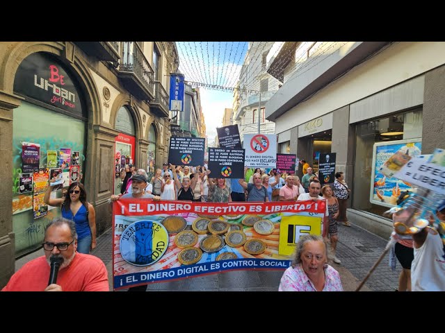 Canarias dice “NO AL EURO DIGITAL Y SÍ A LA LIBERTAD”