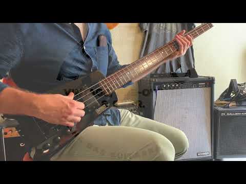 Hohner B2 headless Bass 1986 Made in Korea electric bass guitar VGC