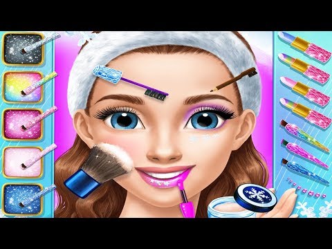 Fun Girl Care Kids Game - Princess Gloria Ice Salon - Frozen Beauty Makeover Games For Girls