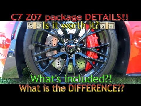 C7 CORVETTE Z07 package DETAILS! WHY the Z07 package is AMAZING!!