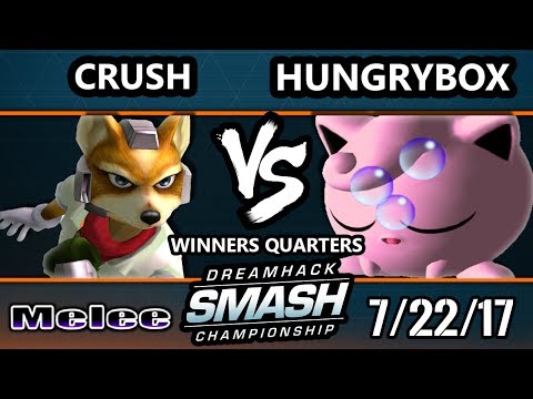 DHATL 17 Melee - EGTV.Crush (Fox) Vs. Liquid`Hungrybox (Jigglypuff) SSBM Singles WQ