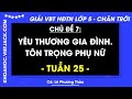 Vở bài tập Hoạt động trải nghiệm Lớp 5 Tuần 25 - Trang 51, 52