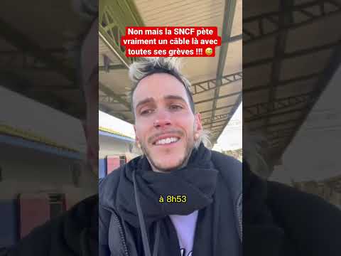 La SNCF pète un cable à cause des grévistes 😱🚫 #paris #greve #sncf