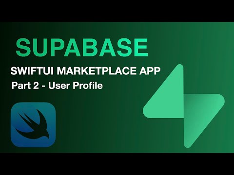 Build a Supabase eCommerce Marketplace App With SwiftUI - User Profiles