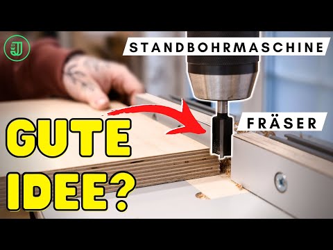 SO wird deine STANDBOHRMASCHINE zur FRÄSE! | Jonas Winkler