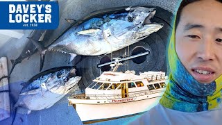 Sleeping on a boat for Blue Fin Tuna