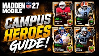DO THIS NOW! CLAIM A FREE EPIC SELECT CAMPUS HEROES PLAYER! CAMPUS HEROES GUIDE! - Madden Mobile 27