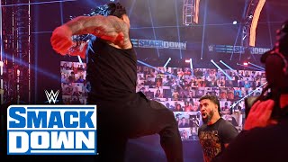 Roman Reigns delivers Superman Punch to Jey Uso before title showdown: SmackDown, Sept. 25, 2020