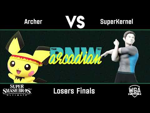 Archer (Joker, Pichu) vs. SuperKernel (Wii Fit) - Losers Finals - Pacific Northwest Arcadian 2022