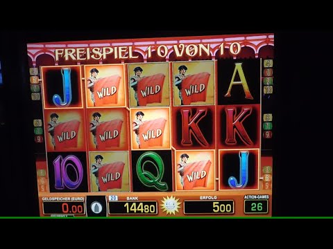 EL Torero füllt die GELDKASSE! 2€ Freispiele mit ACTION GAMES! Big Win! Merkur Magie Tr5