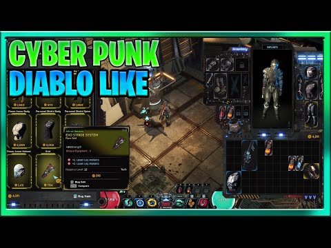 New Cyberpunk Diablo Like : New Action RPG "Carbon" Updated Demo Full Gameplay 2025