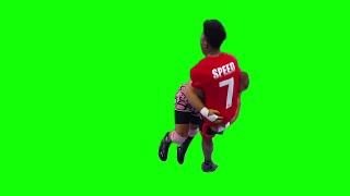 IShowSpeed gets speared by Bron Breakker green screen