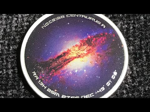2018 Galaxies & Nebulae Spinners Collection 1 oz Silver Proof 🔭 NGC 5128 Centaurus A - Osborne Mint