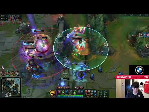 Gumayusi on Kog'maw with an Intense fight to close out the game