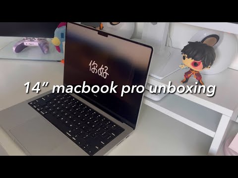 14” macbook pro m3 unboxing + setup 💻🎧