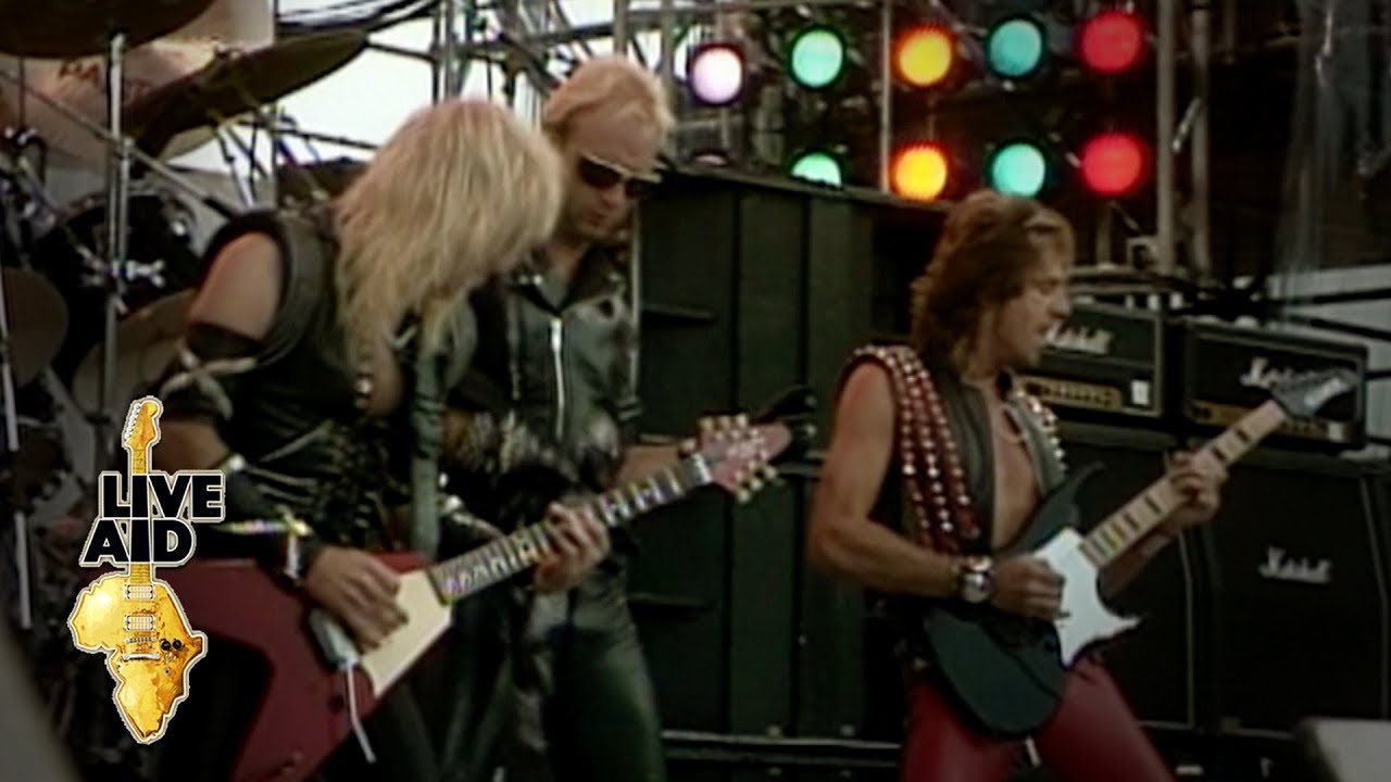 Judas Priest - The Green Manalishi (With The Two-Pronged Crown) (Live Aid 1985) - YouTube