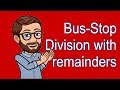 Bus stop division with remainders