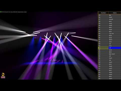 GrandMA2 lightshow "The Double Bubble duchess" from "Charlie and the Chocolate Factory"