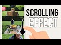 Cinematic Scrolling Video Collage Effect ️ Reels Trending Moving Video InShot Tutorial