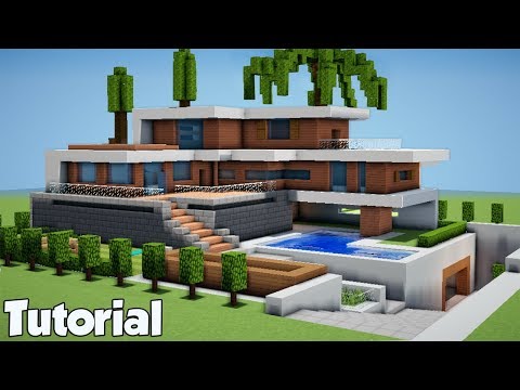 Minecraft: How to Build a Modern Beach House - Tutorial (#10)