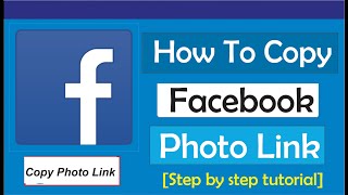 How To Copy Facebook Photo Link