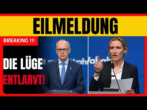 Merz under pressure: Alice Weidel exposes the CDU's secret plans!