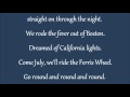 The Backseat lyrics - The Gaslight Anthem