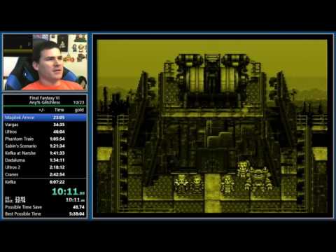 (5:45:56) Final Fantasy VI any% glitchless speedrun