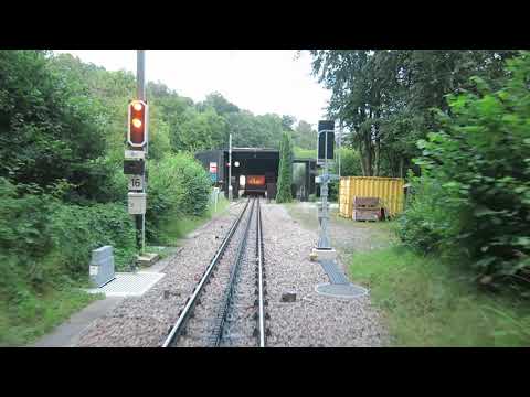 Standseilbahn Dolderbahn Zahnradbahn Bergfahrt 2020 - ex funicular Switzerland