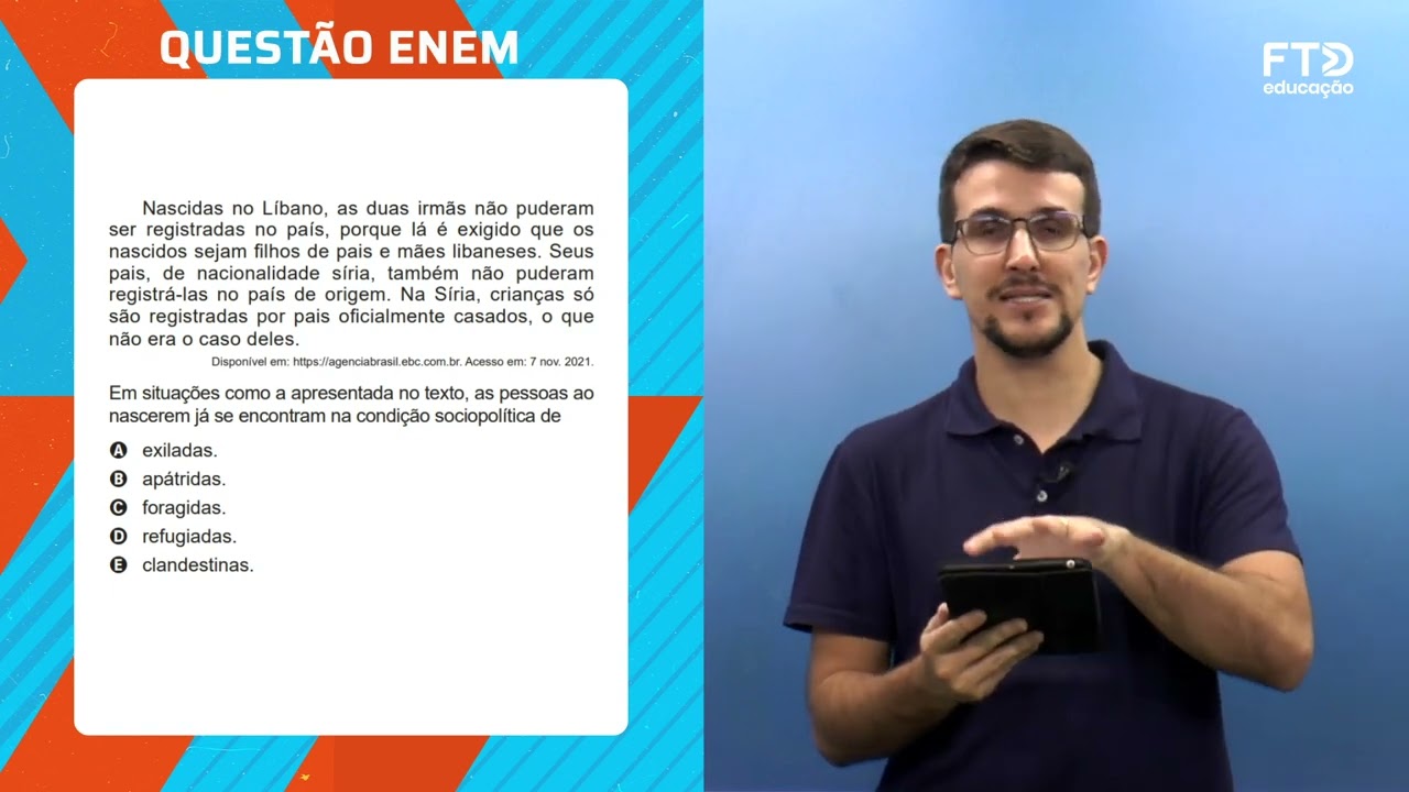 FTD Resolve  Enem 2022 | Humanas  Questão 79 (prova rosa)