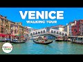 Venice, Italy Walking Tour PART 1 - 4K 60fps - with Captions