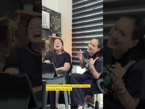 Oi Gaman & Sumandak Sabah Medley | Marsha Milan ft Velvet #shorts #sumandaksabah  #sabah