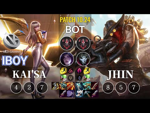 VG iBoy Kai'Sa vs Jhin Bot - KR Patch 10.24