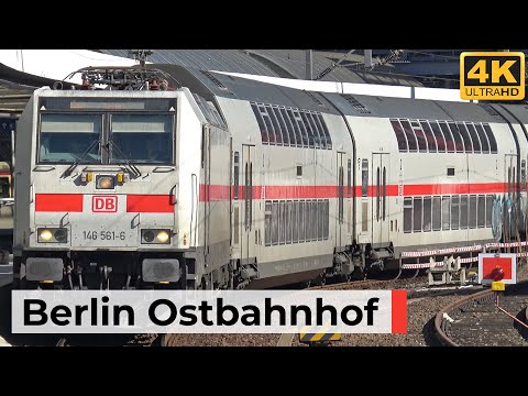 Berlin Ostbahnhof 03.04.2025 - Fernverkehr, Regionalzüge & internationale Züge im Berliner Osten