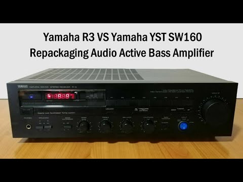 Yamaha R3 VS Yamaha YST SW160  Repackaging Audio Active Bass Amplifier