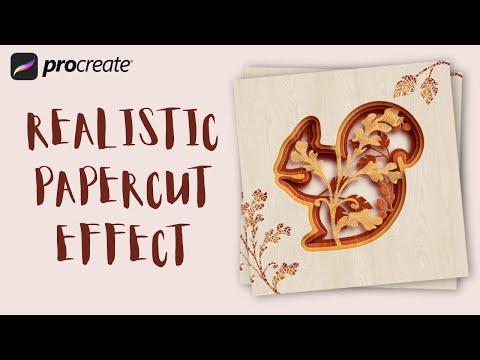 Realistic Cut Paper Effect in Procreate - Step-by-Step Illustration Tutorial