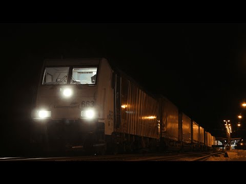 Führerstandsmitfahrt von Bremen nach Fulda in der Winternacht, Teil 1 von Bremen nach Hagen