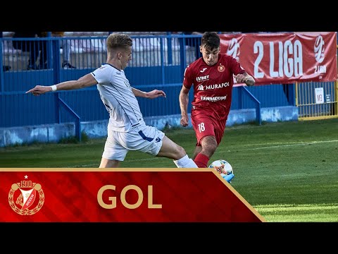 Lech II Poznań - Widzew Łódź 1:0 - rzut karny F. Marchwińskiego