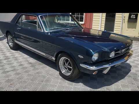 1966 Ford Mustang A code 289 4 speed  Disc Brakes Caspian blue