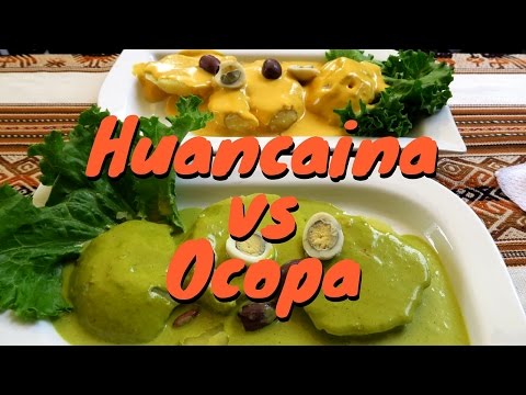Delicious Peruvian Potatoes: Papa a la Huancaรญna y Ocopa in Lima, Peru