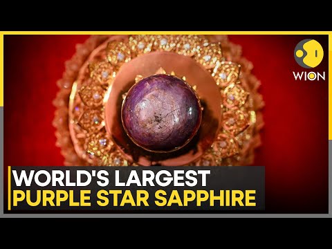 Sri Lanka: World's Largest Purple Star Sapphire Unveiled; Rare Gemstone Valued at $300 Million |WION