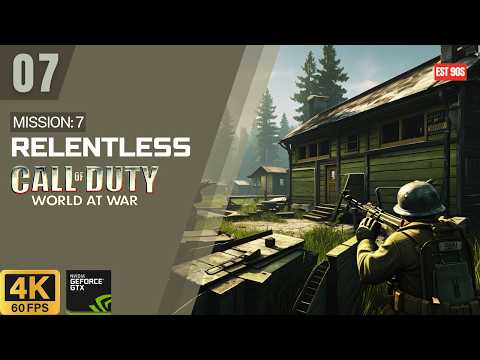 Relentless: Mission 7 - No Retreat - Call of Duty: World at War in 4K HDR!