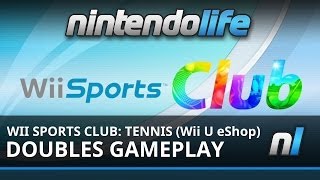 Wii Sports Club: Tennis (Wii U eShop) Doubles Gameplay