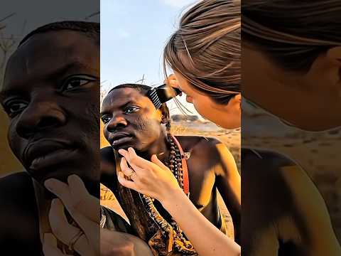Amazing Makeover in the Heart of Africa! 💇‍♂️ An Unbelievable Transformation #viral #shorts #culture