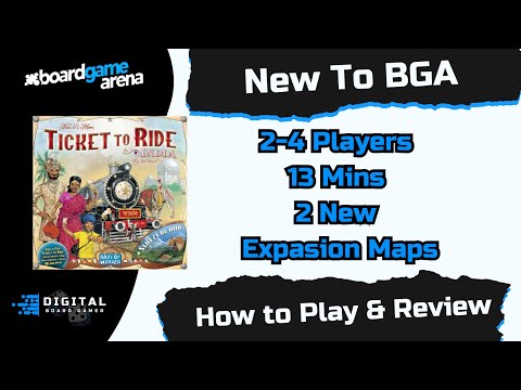 New to BGA: Ticket to Ride — Map Collection #2 (India & Switzerland) — Is It Worth Your Time?