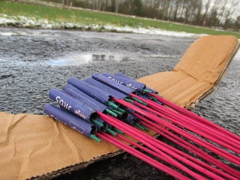 Silvester Vorfreude #3 2014/2015 Mini Raketen Massenvernichtung