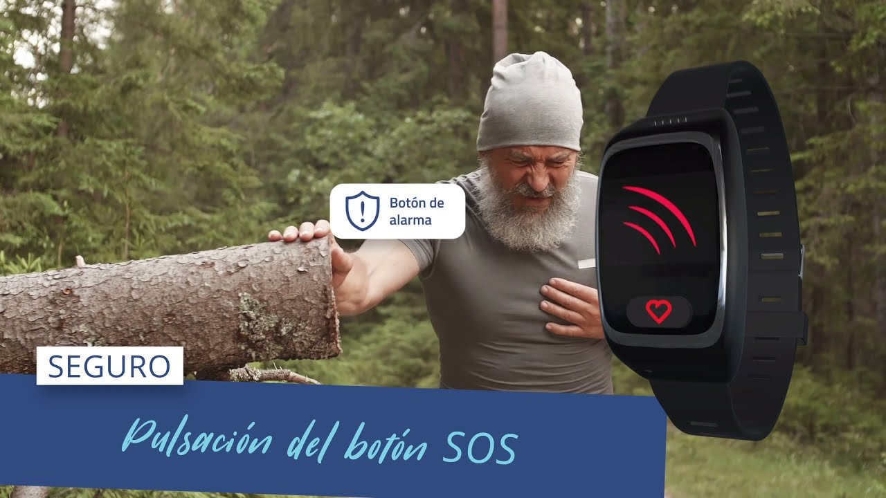 Tracmi B6: el mejor reloj para cuidado de personas mayores. Llamadas SOS y localizador GPS.