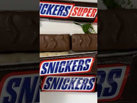 mini snickers #shorts #asmr #unpacking